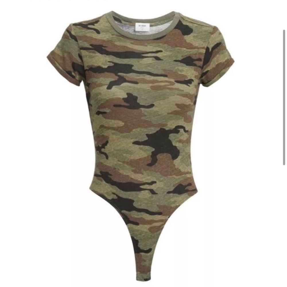 RE/DONE 1960’s Camo Bodysuit